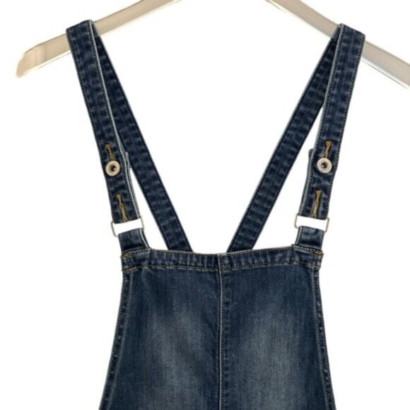 Levi’s | Denizen Blue Overall Shorts Women’s Size Small - Picture 4 of 11